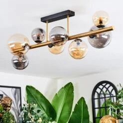 Chehalis Deckenleuchte Glas 10 Cm, 12 Cm, 15 Cm Gold, Schwarz, 8-flammig -LEDVANCE Verkäufe chehalis deckenleuchte glas 10 cm 12 cm 15 cm h9040200 9