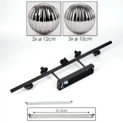 Chehalis Deckenleuchte Glas 10 Cm, 12 Cm Rauchfarben, 5-flammig -LEDVANCE Verkäufe chehalis deckenleuchte glas 10 cm 12 cm h9008507 4