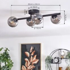 Chehalis Deckenleuchte Glas 10 Cm Rauchfarben, 4-flammig -LEDVANCE Verkäufe chehalis deckenleuchte glas 10 cm h3738757 3