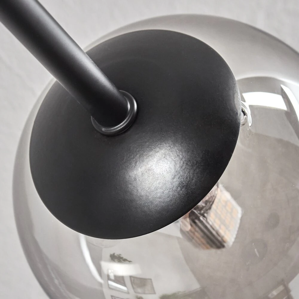 Chehalis Deckenleuchte Glas 10 Cm Klar, Rauchfarben, 6-flammig 6 Chehalis Deckenleuchte Glas 10 Cm Klar, Rauchfarben, 6-flammig – Bild 6