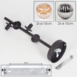 Chehalis Deckenleuchte Glas 10 Cm Bernsteinfarben, Rauchfarben, 4-flammig -LEDVANCE Verkäufe chehalis deckenleuchte glas 10 cm h3767962 4