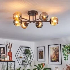 Chehalis Deckenleuchte Glas 10 Cm Bernsteinfarben, Rauchfarben, 6-flammig -LEDVANCE Verkäufe chehalis deckenleuchte glas 10 cm h9025443 10