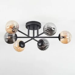 Chehalis Deckenleuchte Glas 10 Cm Bernsteinfarben, Rauchfarben, 6-flammig -LEDVANCE Verkäufe chehalis deckenleuchte glas 10 cm h9025443 7