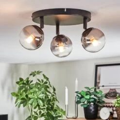 Chehalis Deckenleuchte Glas 10 Cm Klar, Rauchfarben, 3-flammig -LEDVANCE Verkäufe chehalis deckenleuchte glas 10 cm h9035589 10