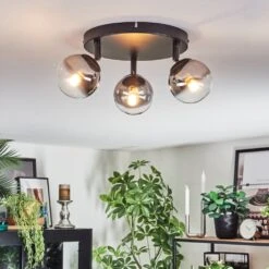 Chehalis Deckenleuchte Glas 10 Cm Klar, Rauchfarben, 3-flammig -LEDVANCE Verkäufe chehalis deckenleuchte glas 10 cm h9035589 6