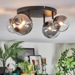 Chehalis Deckenleuchte Glas 12 Cm, 15 Cm Klar, Rauchfarben, 4-flammig -LEDVANCE Verkäufe chehalis deckenleuchte glas 12 cm 15 cm h9045137 8