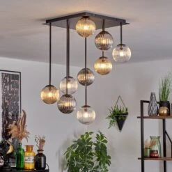 Chehalis Deckenleuchte Glas 12 Cm Bernsteinfarben, Klar, Rauchfarben, 9-flammig -LEDVANCE Verkäufe chehalis deckenleuchte glas 12 cm h3820681 6