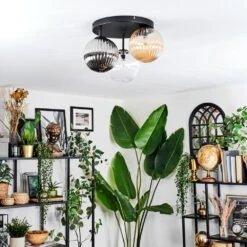 Chehalis Deckenleuchte Glas 15 Cm Bernsteinfarben, Klar, Rauchfarben, 3-flammig -LEDVANCE Verkäufe chehalis deckenleuchte glas 15 cm h9016113 11