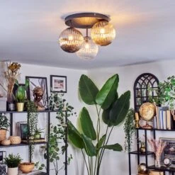 Chehalis Deckenleuchte Glas 15 Cm Bernsteinfarben, Klar, Rauchfarben, 3-flammig -LEDVANCE Verkäufe chehalis deckenleuchte glas 15 cm h9016113 6