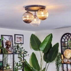 Chehalis Deckenleuchte Glas 15 Cm Bernsteinfarben, Klar, Rauchfarben, 3-flammig -LEDVANCE Verkäufe chehalis deckenleuchte glas 15 cm h9016113 8