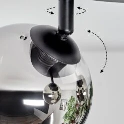 Chehalis Deckenleuchte Glas 15 Cm Chrom, Klar, Rauchfarben, 3-flammig -LEDVANCE Verkäufe chehalis deckenleuchte glas 15 cm h9038726 5