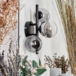 Chehalis Wandleuchte Glas 10 Cm Klar, Rauchfarben, 3-flammig -LEDVANCE Verkäufe chehalis wandleuchte glas 10 cm h3737958 11