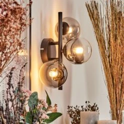 Chehalis Wandleuchte Glas 10 Cm Klar, Rauchfarben, 3-flammig -LEDVANCE Verkäufe chehalis wandleuchte glas 10 cm h3737958 6