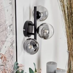 Chehalis Wandleuchte Glas 10 Cm Klar, Rauchfarben, 3-flammig -LEDVANCE Verkäufe chehalis wandleuchte glas 10 cm h3737958 9