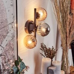 Chehalis Wandleuchte Glas 10 Cm Bernsteinfarben, Rauchfarben, 3-flammig -LEDVANCE Verkäufe chehalis wandleuchte glas 10 cm h3749746 6