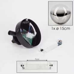 Chehalis Wandleuchte Glas 15 Cm Klar, Rauchfarben, 1-flammig -LEDVANCE Verkäufe chehalis wandleuchte glas 15 cm h3731000 4