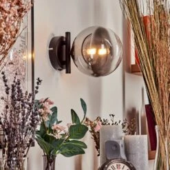 Chehalis Wandleuchte Glas 15 Cm Klar, Rauchfarben, 1-flammig -LEDVANCE Verkäufe chehalis wandleuchte glas 15 cm h3731000 6