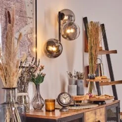 Chehalis Wandleuchte Glas 15 Cm Chrom, Klar, Rauchfarben, 3-flammig -LEDVANCE Verkäufe chehalis wandleuchte glas 15 cm h3873663 13