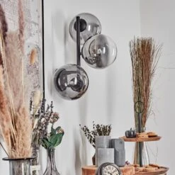 Chehalis Wandleuchte Glas 15 Cm Chrom, Klar, Rauchfarben, 3-flammig -LEDVANCE Verkäufe chehalis wandleuchte glas 15 cm h3873663 9