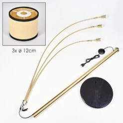 Chellas Stehleuchte Messing, Schwarz, 3-flammig -LEDVANCE Verkäufe chellas stehleuchte h3887417 4