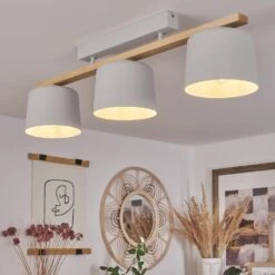 Combarbala Deckenleuchte Grau, Holz Hell, 3-flammig -LEDVANCE Verkäufe combarbala deckenleuchte h3613139 6