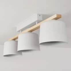 Combarbala Deckenleuchte Grau, Holz Hell, 3-flammig -LEDVANCE Verkäufe combarbala deckenleuchte h3613139 7