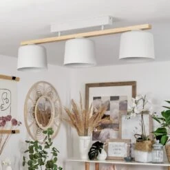 Combarbala Deckenleuchte Grau, Holz Hell, 3-flammig -LEDVANCE Verkäufe combarbala deckenleuchte h3613139 8