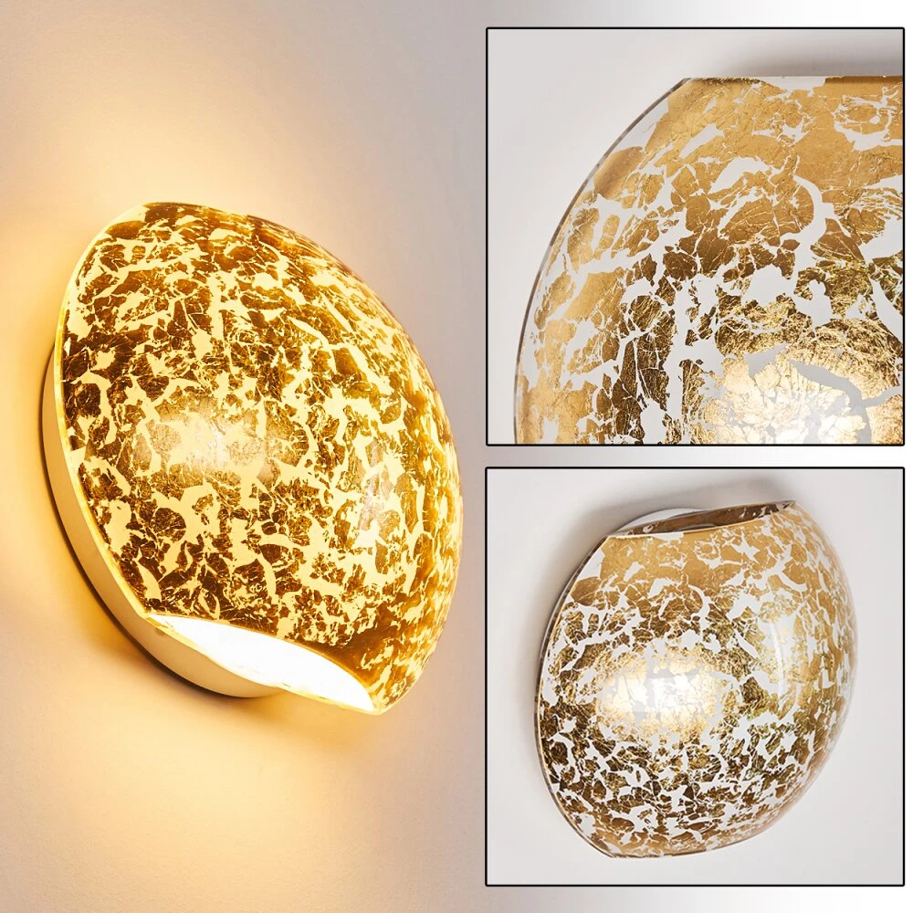 Concha Wandleuchte Weiß, 1-flammig 1 Concha Wandleuchte Weiß, 1-flammig