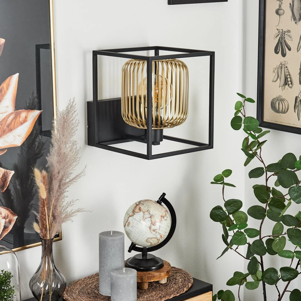 Contumil Wandleuchte Schwarz, 1-flammig 2 Contumil Wandleuchte Schwarz, 1-flammig – Bild 2