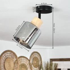 Covelas Deckenleuchte Naturfarben, Schwarz, 1-flammig -LEDVANCE Verkäufe covelas deckenleuchte h3624951 3