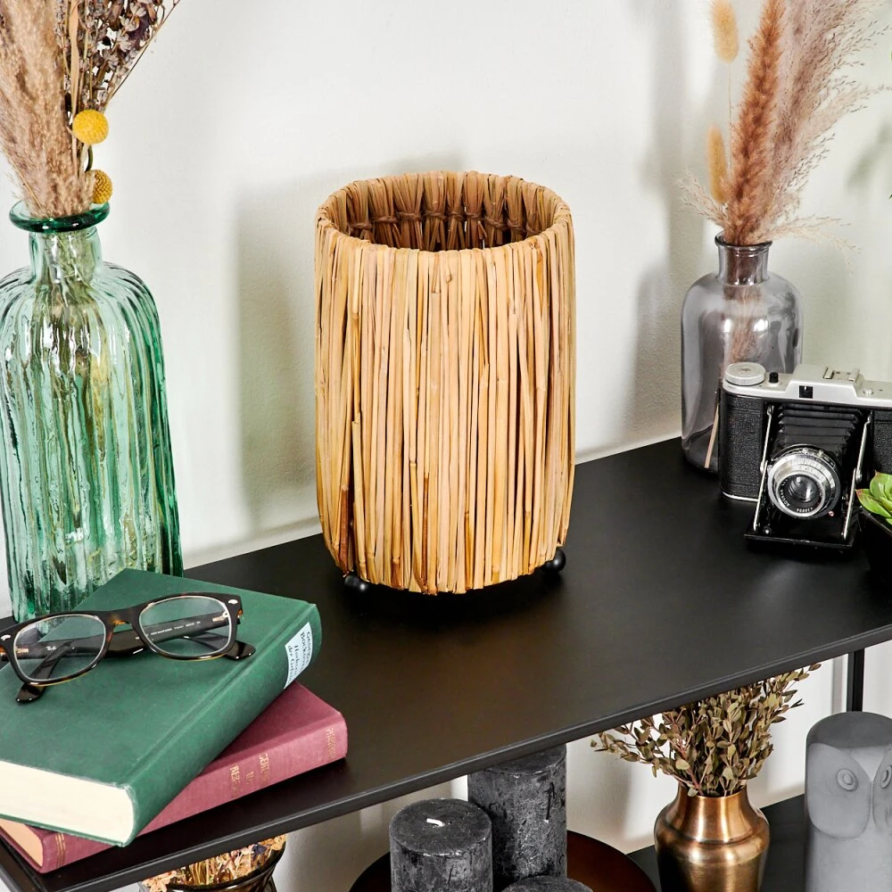 Cricket Tischleuchte Naturfarben, Schwarz, 1-flammig 14 Cricket Tischleuchte Naturfarben, Schwarz, 1-flammig – Bild 14