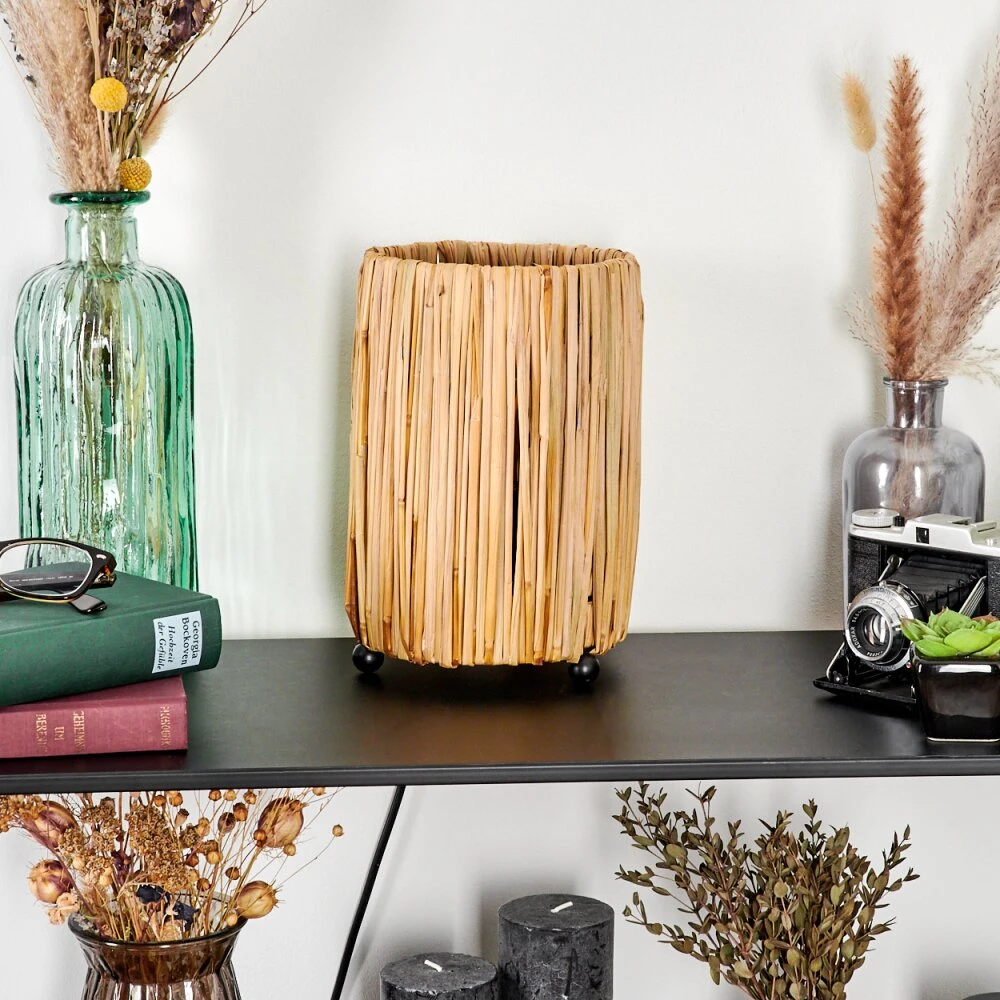 Cricket Tischleuchte Naturfarben, Schwarz, 1-flammig 10 Cricket Tischleuchte Naturfarben, Schwarz, 1-flammig – Bild 10