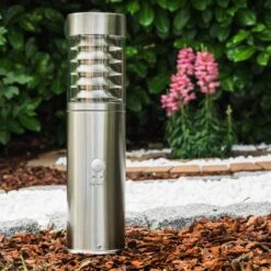 Dakar Außensockelleuchte Edelstahl, 1-flammig, Bewegungsmelder -LEDVANCE Verkäufe dakar aussensockelleuchte h365 11