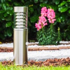 Dakar Außensockelleuchte Edelstahl, 1-flammig, Bewegungsmelder -LEDVANCE Verkäufe dakar aussensockelleuchte h365 9