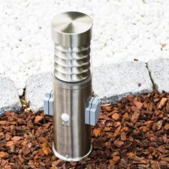 Dakar Sockelleuchte Edelstahl, 1-flammig, Bewegungsmelder -LEDVANCE Verkäufe dakar sockelleuchte h168012 10