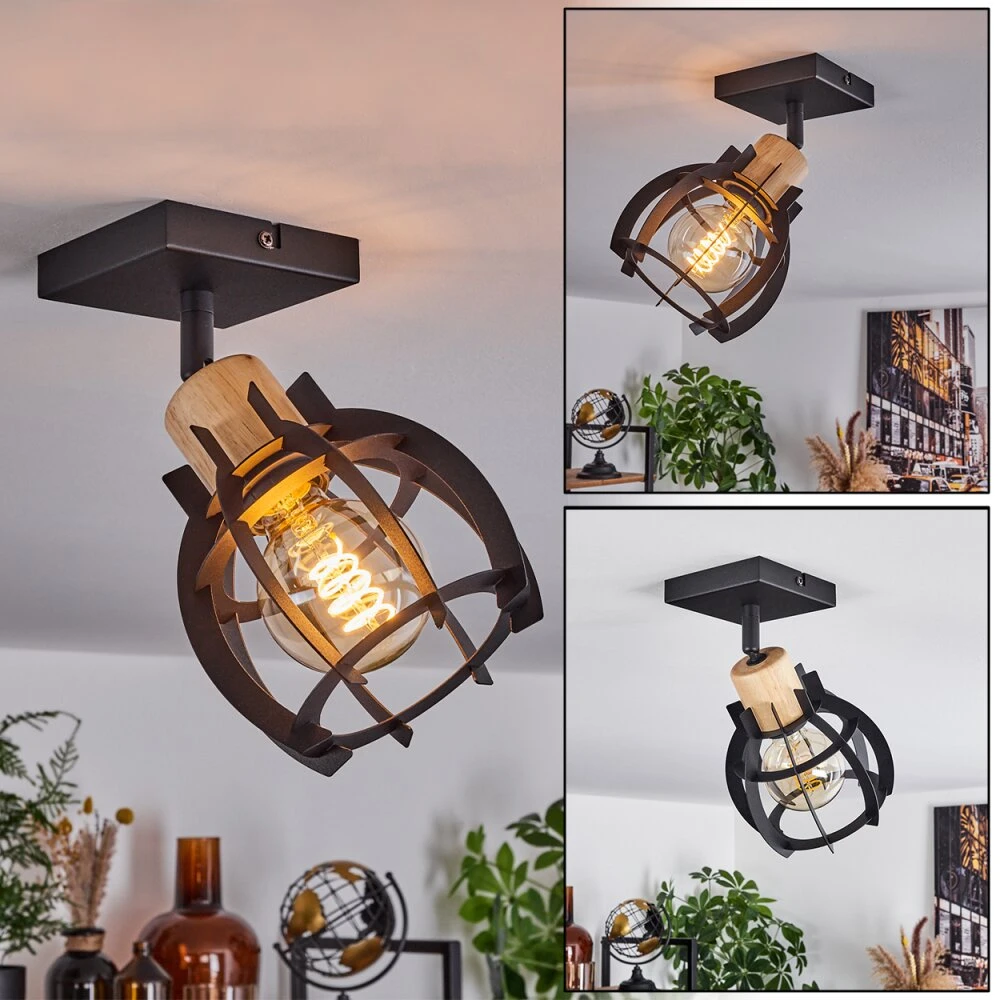 Dandin Deckenleuchte Schwarz, 1-flammig 1 Dandin Deckenleuchte Schwarz, 1-flammig