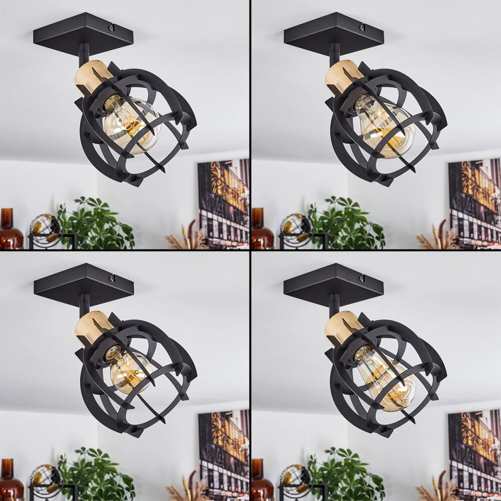 Dandin Deckenleuchte Schwarz, 1-flammig 2 Dandin Deckenleuchte Schwarz, 1-flammig – Bild 2