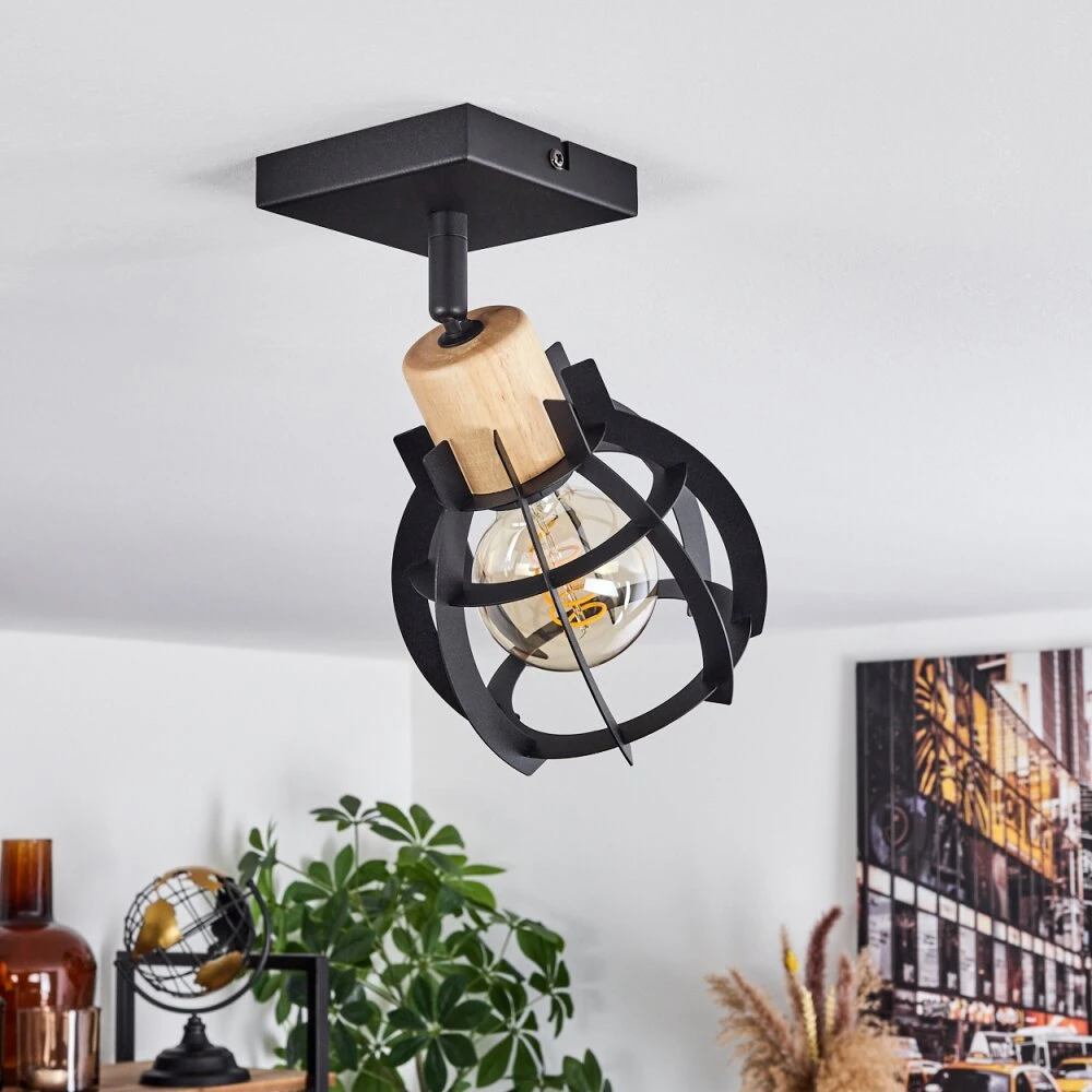 Dandin Deckenleuchte Schwarz, 1-flammig 12 Dandin Deckenleuchte Schwarz, 1-flammig – Bild 12