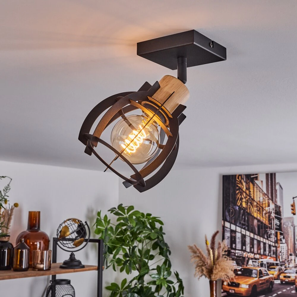 Dandin Deckenleuchte Schwarz, 1-flammig 7 Dandin Deckenleuchte Schwarz, 1-flammig – Bild 7