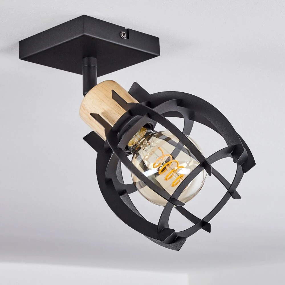 Dandin Deckenleuchte Schwarz, 1-flammig 8 Dandin Deckenleuchte Schwarz, 1-flammig – Bild 8