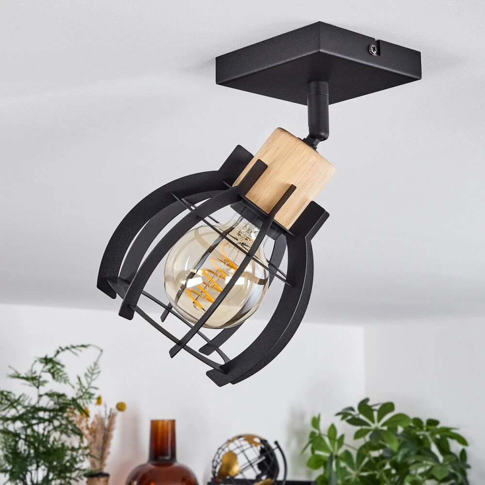 Dandin Deckenleuchte Schwarz, 1-flammig 10 Dandin Deckenleuchte Schwarz, 1-flammig – Bild 10