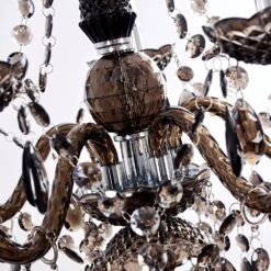 Delhi Kronleuchter Schwarz, Transparent, Klar, 5-flammig -LEDVANCE Verkäufe delhi kronleuchter h3343920 do1 10