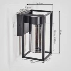 Doninhas Außenwandleuchte Schwarz, 1-flammig -LEDVANCE Verkäufe doninhas aussenwandleuchte h3825136 3