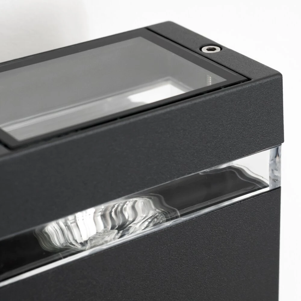 Edevik Außenwandleuchte Anthrazit, 2-flammig 6 Edevik Außenwandleuchte Anthrazit, 2-flammig – Bild 6