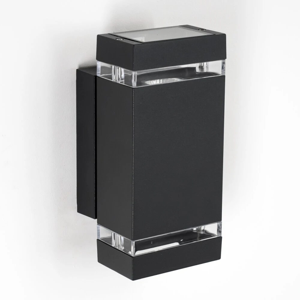 Edevik Außenwandleuchte Anthrazit, 2-flammig 7 Edevik Außenwandleuchte Anthrazit, 2-flammig – Bild 7