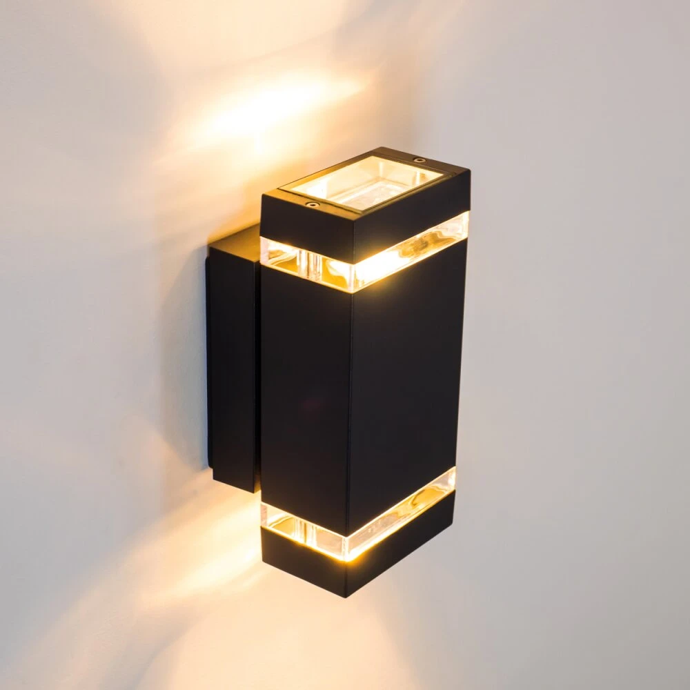 Edevik Außenwandleuchte Anthrazit, 2-flammig 8 Edevik Außenwandleuchte Anthrazit, 2-flammig – Bild 8