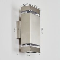 Edevik Außenwandleuchte Nickel-Matt, 2-flammig -LEDVANCE Verkäufe edevik aussenwandleuchte h3391754 3
