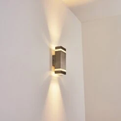 Edevik Außenwandleuchte Nickel-Matt, 2-flammig -LEDVANCE Verkäufe edevik aussenwandleuchte h3391754 6