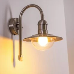 Elima Außenwandleuchte Edelstahl, 1-flammig, Bewegungsmelder -LEDVANCE Verkäufe elima aussenwandleuchte h168043 2