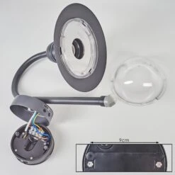 Elima Außenwandleuchte Anthrazit, 1-flammig, Bewegungsmelder -LEDVANCE Verkäufe elima aussenwandleuchte h3667170 4